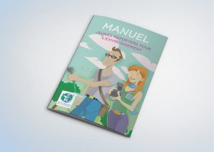 Couverture du manuel des jeunes reporters pour l'environnement