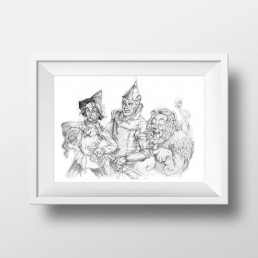 illustration de l'univers du magicien d'oz