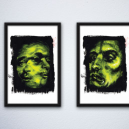 Mise en situation de peinture réalisée par Arnaud Hascoet