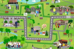 Illustration plan pour la mairie de L'Häy-les-Roses