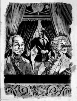 Coulisses du pouvoir illustration pour JDR Crimes