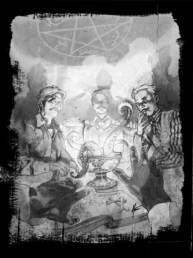 Occultiste illustration pour JDR Crimes Paris