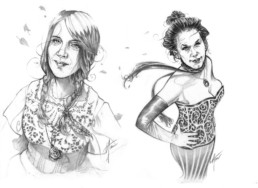 Portraits de contributrices pour JDR Crimes Paris