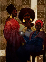 Illustration couleurs d'Ayida pour le livre univers Mississippi de Christophe Gérard, Tirodem