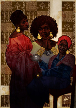Illustration couleurs d'Ayida pour le livre univers Mississippi de Christophe Gérard, Tirodem